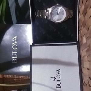 Bulova women's watch NWT (the peeling on the face is only the plastic cover)